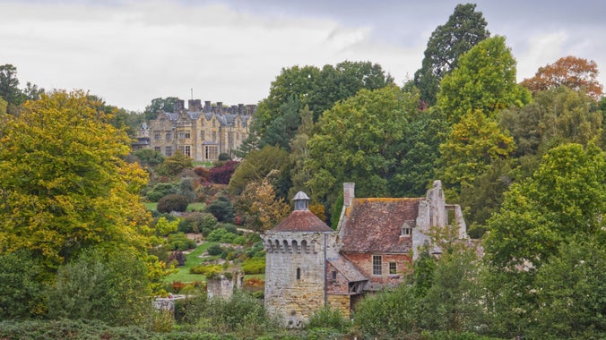 Autumn creeping over Scotney Castle